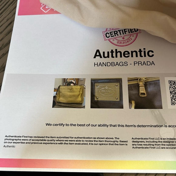 Prada Madras Woven and Leather Tote Bag - Picture 16 of 16